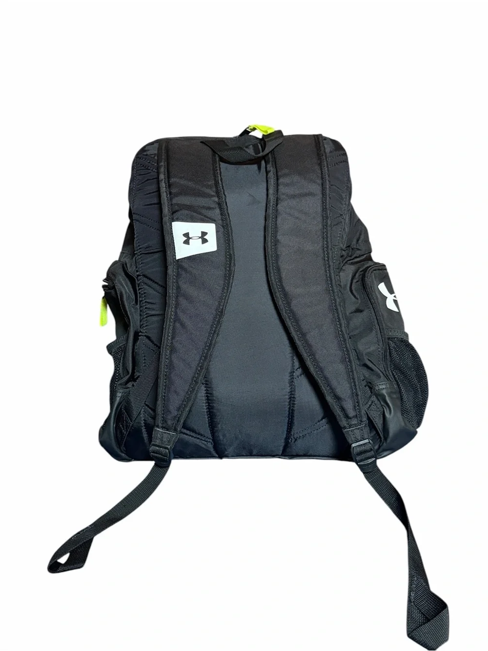 Under Armour Storm Black & Neon Yellow Striker Soccer ball Backpack